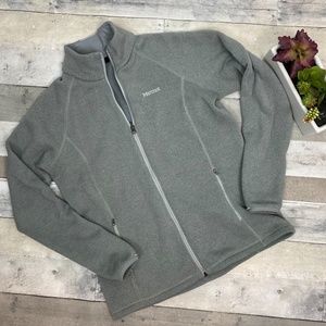 Marmot Torla Full zip fleece style jacket gray size XL